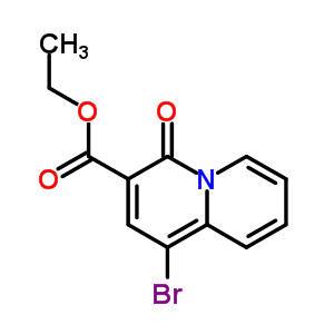 Ethyl 1-bromo-4-oxo-4h-quinolizine-3-carboxylate Structure,337909-11-2Structure