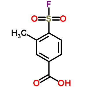 4-Fluorosulfonyl-3-methyl-benzoic acid Structure,33866-06-7Structure