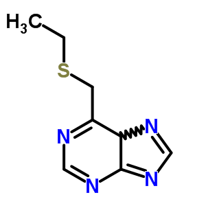 9H-purine,6-[(ethylthio)methyl]- Structure,3389-36-4Structure