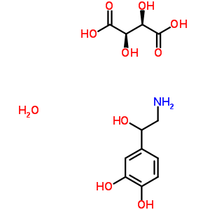 Norepinephrine l-bitartrate hydrate Structure,339091-66-6Structure