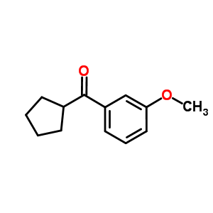 Cyclopentyl 3-methoxyphenyl ketone Structure,339549-67-6Structure