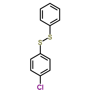 1-Chloro-4-phenyldisulfanyl-benzene Structure,33965-85-4Structure