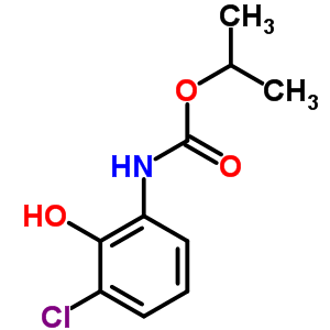 Propan-2-yl n-(3-chloro-2-hydroxy-phenyl)carbamate Structure,34061-86-4Structure