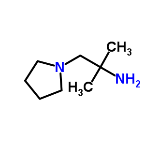 1,1-Dimethyl-2-pyrrolidin-1-yl-ethylamine Structure,34155-39-0Structure