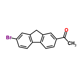 1-(7-溴-9h-芴-2-基)-乙酮結(jié)構(gòu)式_34172-50-4結(jié)構(gòu)式