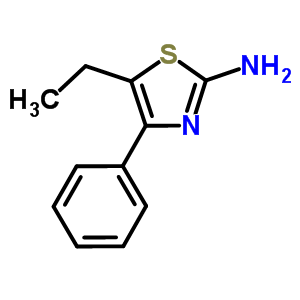 5-Ethyl-4-phenyl-1,3-thiazol-2-amine Structure,34176-47-1Structure