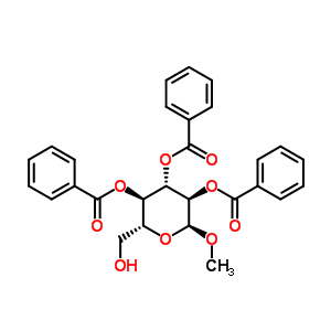 Methyl 2,3,4-tri-o-benzoyl-α-d-glucopyranoside Structure,34234-44-1Structure