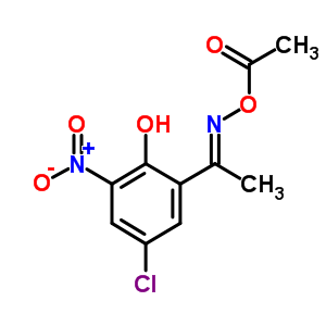 Ethanone,1-(5-chloro-2-hydroxy-3-nitrophenyl)-,o-acetyloxime Structure,342400-58-2Structure