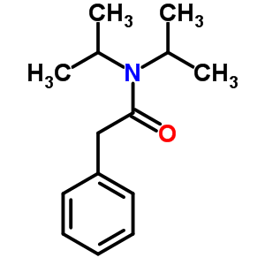 N,n-bis(1-methylethyl)benzeneacetamide Structure,34251-46-2Structure