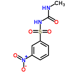 Benzenesulfonamide,n-[(methylamino)carbonyl]-3-nitro- Structure,34261-82-0Structure