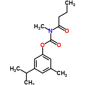 (3-Methyl-5-propan-2-yl-phenyl) n-(2-oxopentyl)carbamate Structure,34264-24-9Structure