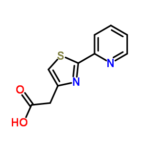 (2-Pyridin-2-yl-thiazol-4-yl)-acetic acid Structure,34272-68-9Structure