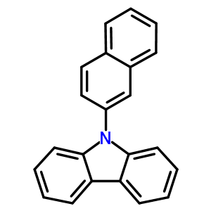 9-(2-萘)咔唑結(jié)構(gòu)式_34292-03-0結(jié)構(gòu)式