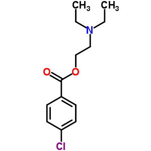 2-Diethylaminoethyl 4-chlorobenzoate Structure,34320-74-6Structure