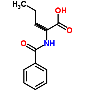 2-Benzamidopentanoic acid Structure,34337-10-5Structure