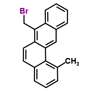 Benz(a)anthracene,7-bromomethyl-1-methyl- Structure,34346-96-8Structure