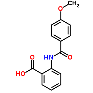 2-[(4-Methoxybenzoyl)amino]benzoic acid Structure,34425-86-0Structure