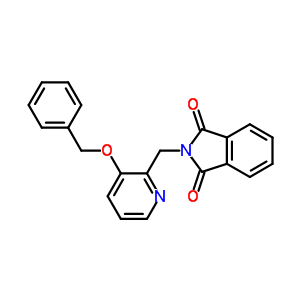 2-((3-(Benzyloxy)pyridin-2-yl)methyl)isoindoline-1,3-dione Structure,344569-80-8Structure