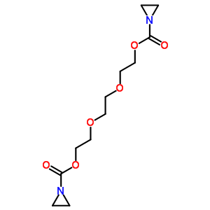 2-[2-[2-(Aziridine-1-carbonyloxy)ethoxy]ethoxy]ethyl aziridine-1-carboxylate Structure,3452-73-1Structure