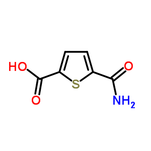 5-(Aminocarbonyl)thiophene-2-carboxylic acid Structure,345992-88-3Structure