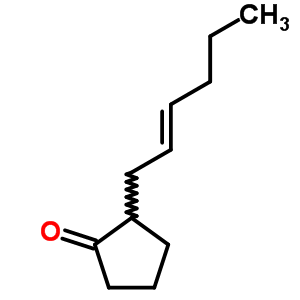 2-[(E)-己-2-烯基]環(huán)戊烷-1-酮結構式_34687-46-2結構式