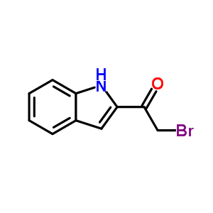 2-Bromo-1-(1h-indol-2-yl)ethanone Structure,3470-72-2Structure