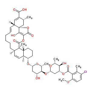 Chlorothricin standard Structure,34707-92-1Structure