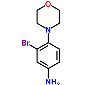 3-Bromo-4-morpholinoaniline Structure,347324-26-9Structure