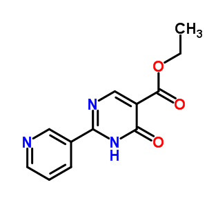 1,6-Dihydro-6-oxo-2-(3-pyridinyl)-5-pyrimidinecarboxylic acidethylester Structure,34750-63-5Structure