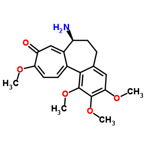 (7S)-7-amino-1,2,3,10-tetramethoxy-6,7-dihydro-5h-benzo[g]heptalen-9-one Structure,3476-50-4Structure