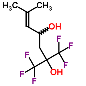 6-Methyl-1,1,1-trifluoro-2-trifluoromethyl-5-heptene-2,4-diol Structure,34844-50-3Structure