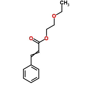 2-Propenoic acid,3-phenyl-, 2-ethoxyethyl ester Structure,3488-01-5Structure