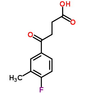 4-(4-Fluoro-3-methyl-phenyl)-4-oxo-butyric acid Structure,349-22-4Structure