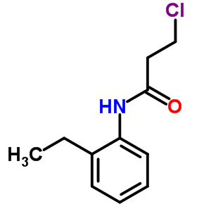 3-Chloro-n-(2-ethylphenyl)propanamide Structure,349090-40-0Structure