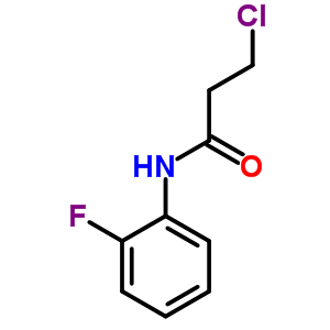 3-Chloro-n-(2-fluoro-phenyl)-propionamide Structure,349097-66-1Structure