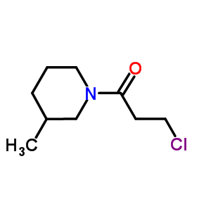 1-(3-Chloropropanoyl)-3-methylpiperidine Structure,349097-98-9Structure