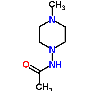 Acetamide, n-(4-methyl-1-piperazinyl)-(9ci) Structure,34924-88-4Structure