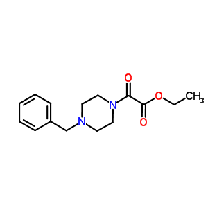 2-(4-Benzyl-piperazin-1-yl)-2-oxo-acetic acid ethyl ester Structure,349401-48-5Structure