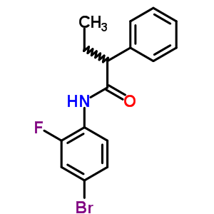 N-(4-bromo-2-fluorophenyl)-2-phenylbutanamide Structure,349431-99-8Structure