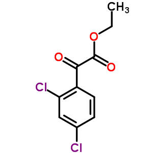 2,4-二氯苯基乙醛酸乙酯結(jié)構(gòu)式_34966-51-3結(jié)構(gòu)式