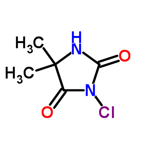 3-Chloro-5,5-dimethyl-imidazolidine-2,4-dione Structure,34979-51-6Structure