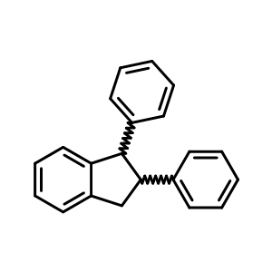 2,3-Dihydro-1,2-diphenyl-1h-indene Structure,34987-62-7Structure