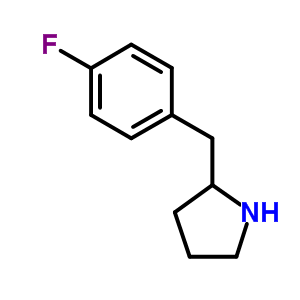 2-(4-Fluoro-benzyl)-pyrrolidine Structure,350017-04-8Structure