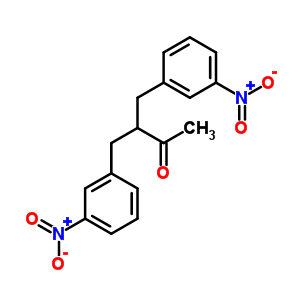 4-(3-Nitrophenyl)-3-[(3-nitrophenyl)methyl]butan-2-one Structure,3506-90-9Structure