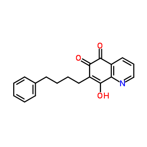 8-Hydroxy-7-(4-phenylbutyl)quinoline-5,6-dione Structure,35073-62-2Structure