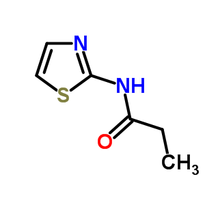 Propanamide, n-2-thiazolyl- Structure,35098-39-6Structure