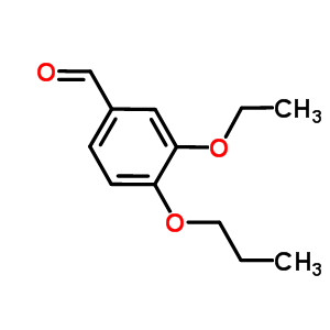 3-乙氧基-4-丙氧基苯甲醛結(jié)構(gòu)式_350988-41-9結(jié)構(gòu)式