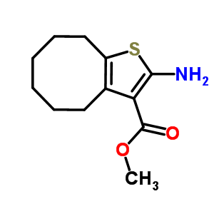 Methyl 2-amino-4,5,6,7,8,9-hexahydrocycloocta[b]thiophene-3-carboxylate Structure,350996-90-6Structure