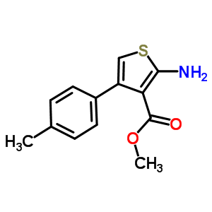 Methyl 2-amino-4-(4-methylphenyl)thiophene-3-carboxylate Structure,350997-08-9Structure