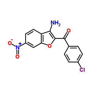 3-Amino-2-(4-chlorobenzoyl)-6-nitrobenzofuran Structure,351003-28-6Structure